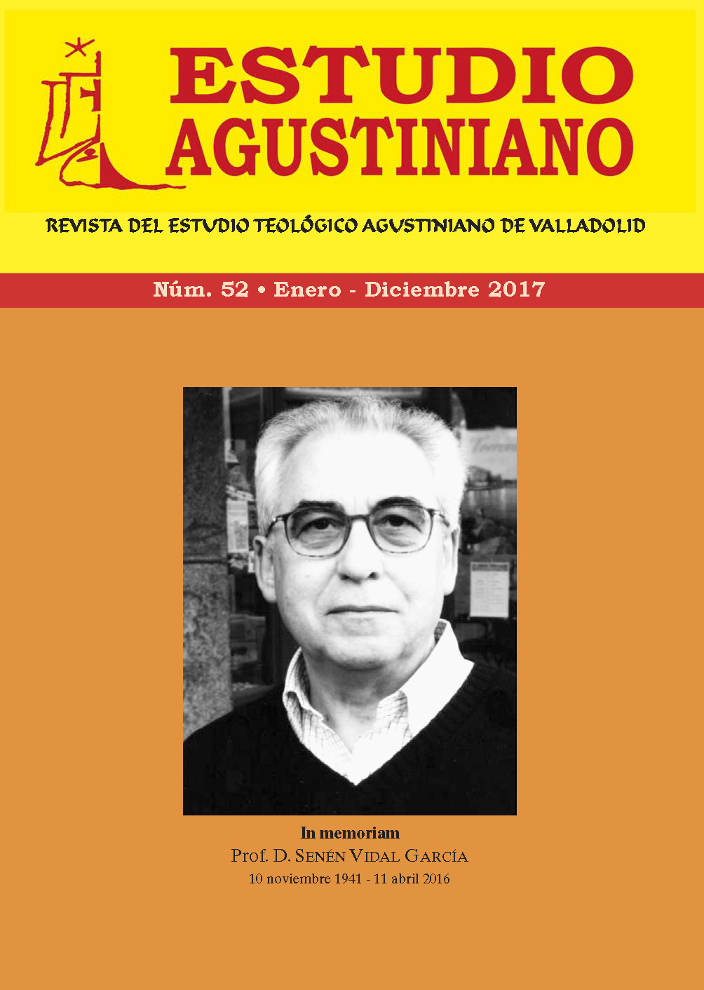 					Ver Vol. 52 Núm. 1-3 (2017): Estudio Agustiniano
				