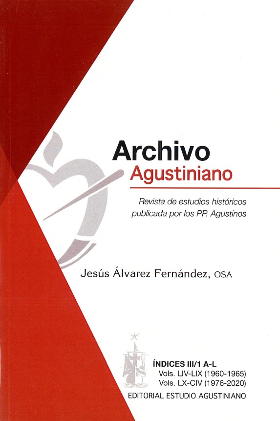 					Ver Índices de Archivo Agustiniano
				